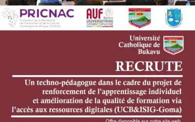 We are recruiting a Techno-pedagogue