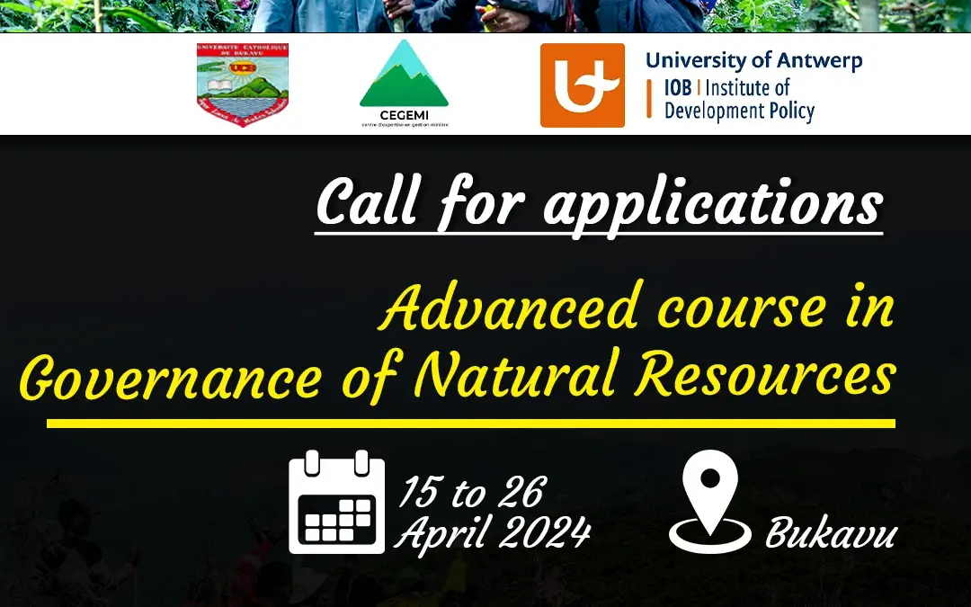 Advanced course in Governance of Natural Resources
