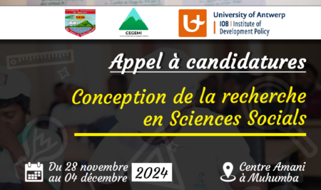 Conception de la recherche en Sciences Sociales