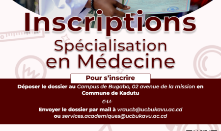 Inscriptions en Spécialisation en Médecine 2024-2025