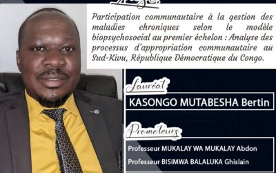 Soutenance publique de thèse de Monsieur Bertin Kasongo Mutabesha.