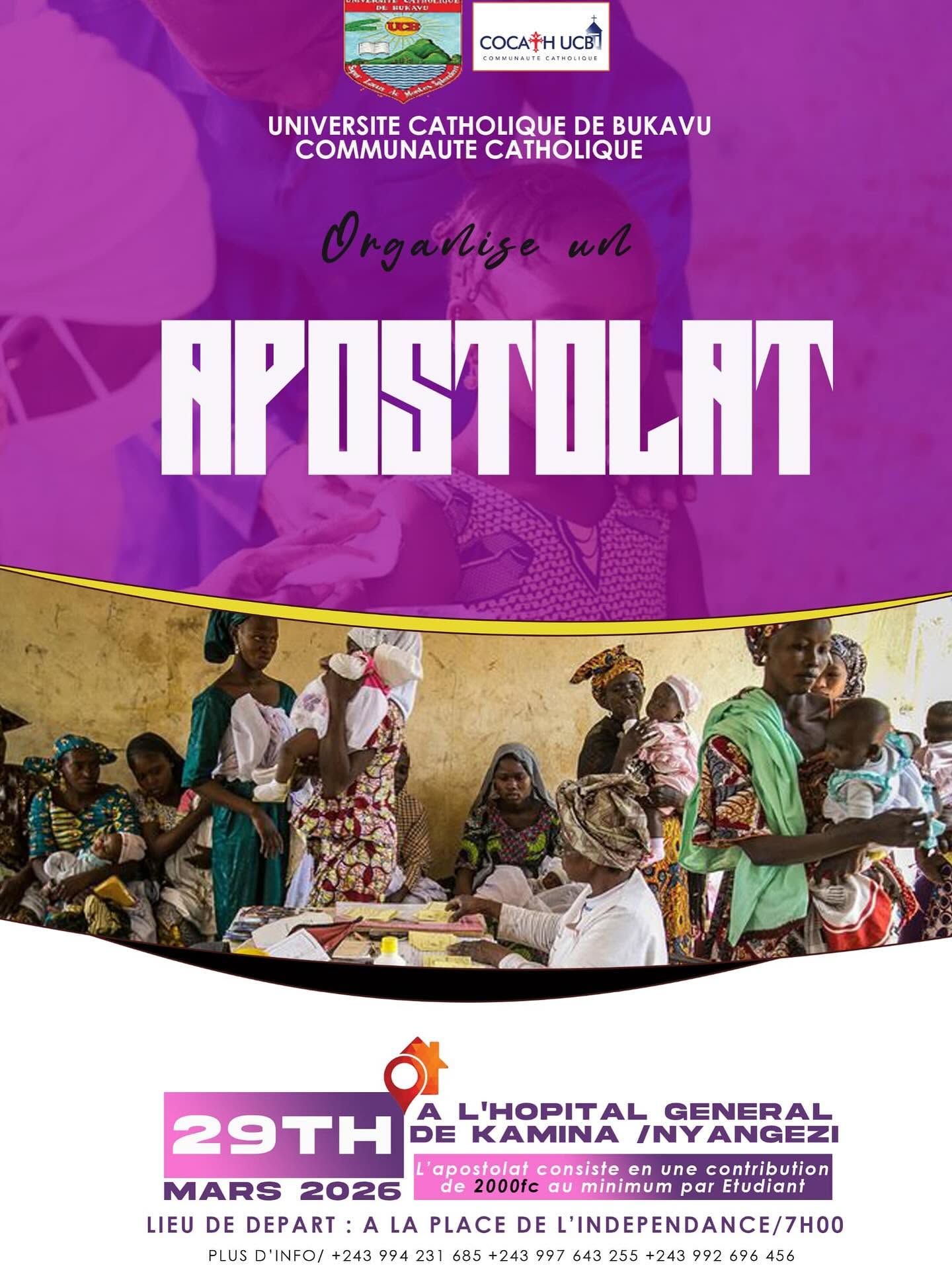 Publication Instagram Aumônerie UCB