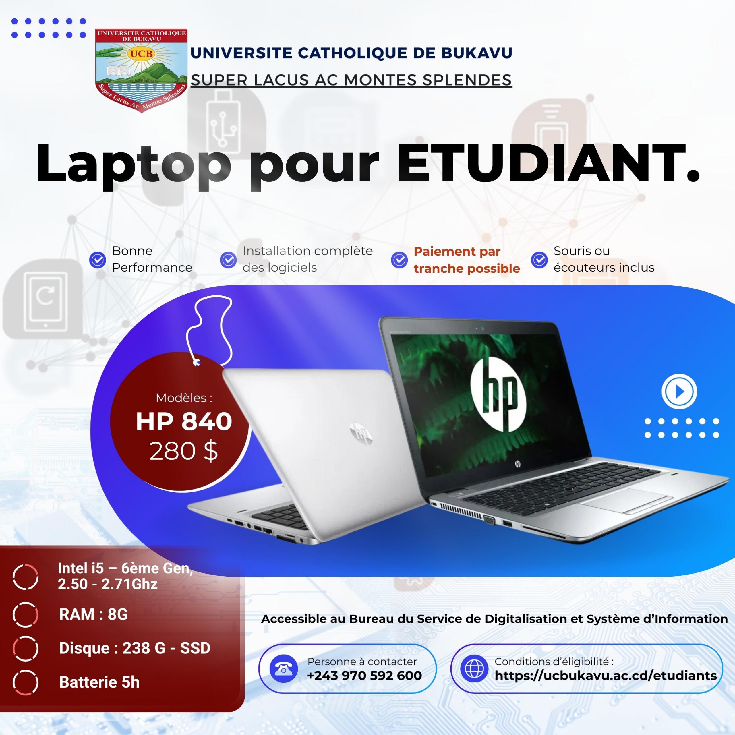 Affiche HP UCB